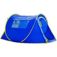 ZYL-YL Pop Up Tent Automatic Quick Opening Waterproof Anti- Camping Tent,Blue