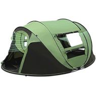 ZYL-YL 3-4 People Camping Tent Portable Folding Waterproof Cabana Compatible with Beach Pool Party Hiking Travel Rainfly