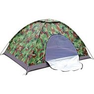 ZYL-YL Camouflage Dome Tent Camping Water-Resistant Ventilated Lightweight 1-2 Man Outdoor Couple Tent