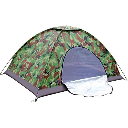  ZYL-YL Camouflage Dome Tent Camping Water-Resistant Ventilated Lightweight 1-2 Man Outdoor Couple Tent