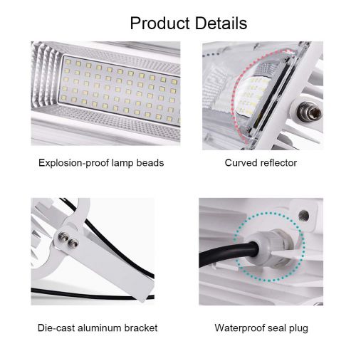  ZYMNL-123 Led Flood Light Outdoor 100w200w Waterproof Spotlight Outdoor Advertising Signage Spotlight Door Light Outdoor Courtyard Projection Lamp