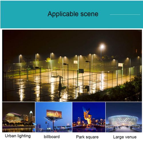  ZYMNL-123 Led Flood Light Outdoor 100w200w Waterproof Spotlight Outdoor Advertising Signage Spotlight Door Light Outdoor Courtyard Projection Lamp