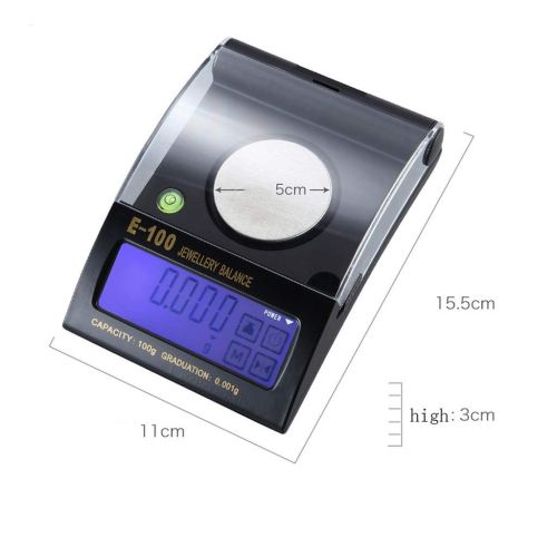  ZYY Digital Scale High Precision Jewelry Small Mini Balance Powder Laboratory Multi-Function Electronic