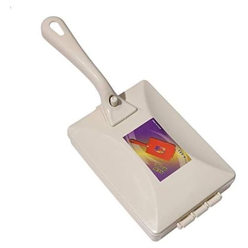  [아마존베스트]ZYYXB Carpet Debris Brush Double Brush Head Handheld Carpet Multifunctional Sweeper Sofa Carpet Crumb Brush Cleaner Collector Roller Tool Beige