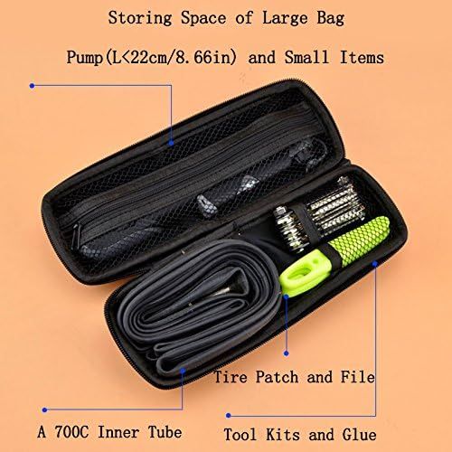  ZZ Lighting Bicycle Multifunctional Cycle Maintenance Complete Kits Accessories Tire Repair Tools Set and Portable Pump with Barometer