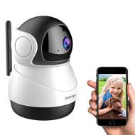 WiFi Baby Monitor Camera,ZZCP HD 1080P Wireless IP Camera Indoor Nanny Cam Home Security Surveillance System with Two-Way Audio,Night Vision and Motion Detection for Baby/Elde