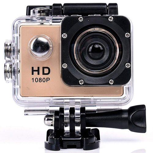  ZZH Action-Kameras, HD 1080P Sport DV HD 2,0 Zoll 90 Grad Klettern Tauchen wasserdichte Sport Kamera TF-Karte Schwimmen Klettern