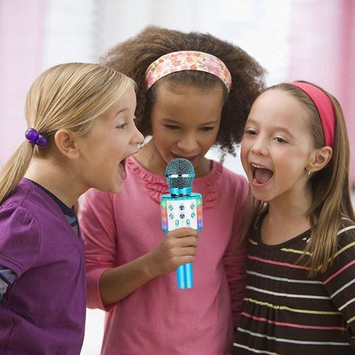  ZZLWAN Karaoke Microphone for Kids Gifts Age 4-12,Hot Toys for 5 6 7 8 Year Old Kids Singing Microphone,Popular Birthday Presents for 9 10 11 12 Year Old Teenager