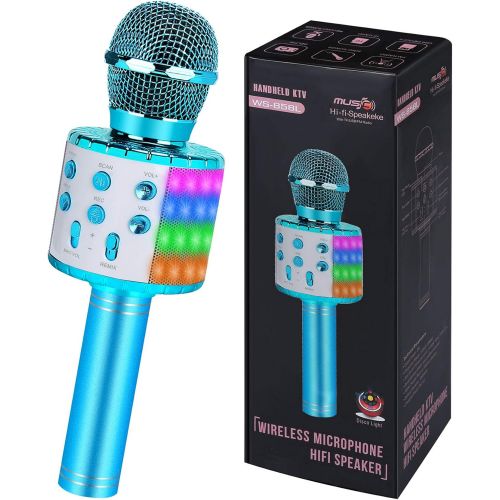  ZZLWAN Karaoke Microphone for Kids Gifts Age 4-12,Hot Toys for 5 6 7 8 Year Old Kids Singing Microphone,Popular Birthday Presents for 9 10 11 12 Year Old Teenager