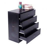ZZOFFYAL ZOFFYAL 4 Drawers Dresser Wood Chest Cabinet for Closet to Storing Clothes,Cosmetic and All Kind Accessories
