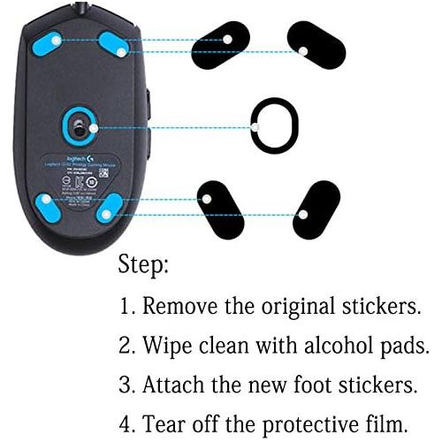  ZZS Slipping Improvement for Gaming Mouse ,Mice Feet Skates Compatible for Razer Basilisk Ultimate / Hyperspeed Wireless Mouse (Hyperspeed Wireless)