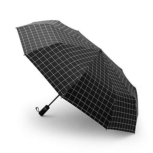  ZZSIccc Parasol Ten Bone Automatic Umbrella Folding Rain and Rain 30% Automatic Sun Umbrella