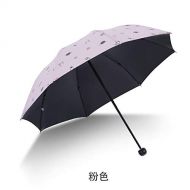 ZZSIccc Parasol Umbrella Sun Protection Sun Umbrella Three Folding Dual-Use Umbrella U
