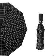 ZZSIccc Parasol 10 Bone Automatic Umbrella Folding Three Fold Umbrella Umbrella A6