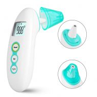 ZZYYZZ thermometer Thermometer Infrared Digital Forehead and Ear Thermometer Fast and Accurate Measurement Fever Alarm Function for Infants, Children, Adults,Green