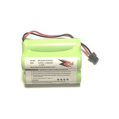 [아마존베스트]2-Pack ZZcell Battery For Bearcat Sportcat BP120 / BP150 / BP180 / BP250, Uniden BBTY0356001 1200 mAh
