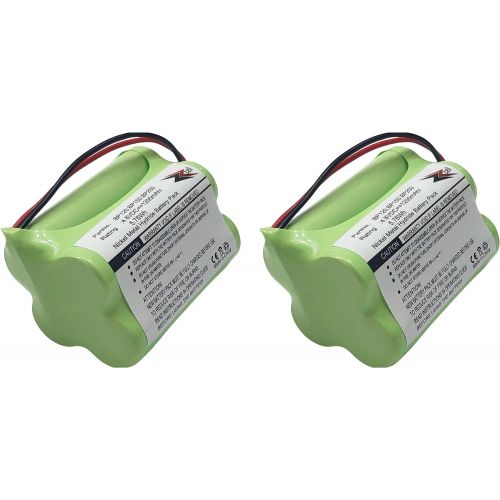  [아마존베스트]2-Pack ZZcell Battery for Bearcat Sportcat BP120 / BP150 / BP180 / BP250, Uniden BBTY0356001 1200 mAh