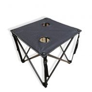 Za ZA Folding Oxford Cloth Small Table, Portable Ultra Light Foldable Aluminum Table for Camping Fishing Picnic Self-Driving Barbecue Hiking