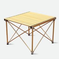 Za ZA Outdoor Aluminum Alloy Folding Camping Table with Backpack, Lightweight Portable Foldable Premium Table for Dining & Cooking, Hiking, Camping, Beach, Picnic, BBQ, Vacation