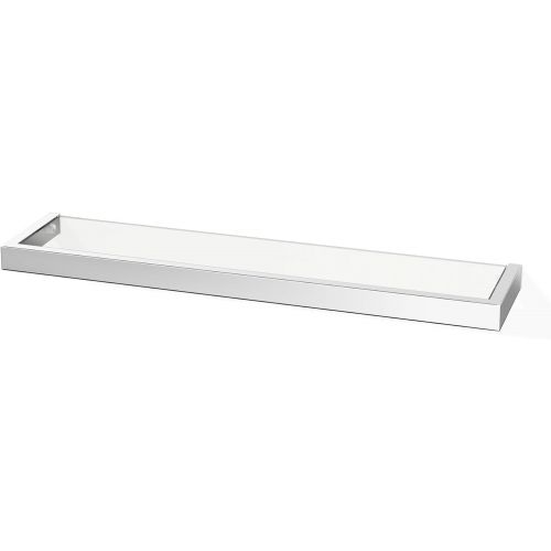  Zack 40030 Linea Bathroom Shelf, 23.62-Inch, High Glossy Finish