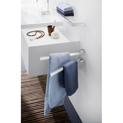  Zack 40030 Linea Bathroom Shelf, 23.62-Inch, High Glossy Finish