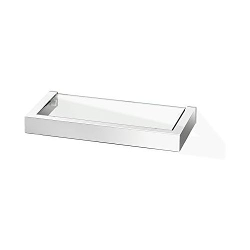  Zack 40028 Linea Bathroom Shelf, 10.43-Inch by 5.12-Inch, High Glossy Finish