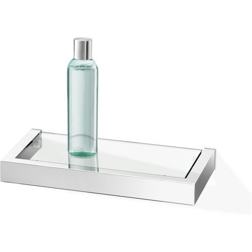  Zack 40028 Linea Bathroom Shelf, 10.43-Inch by 5.12-Inch, High Glossy Finish