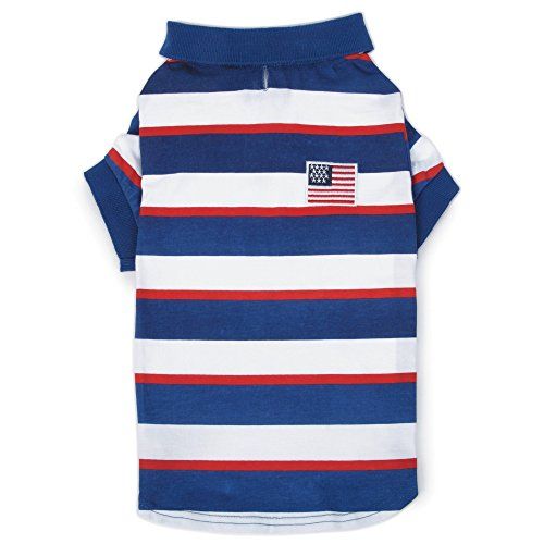  Zack & Zoey SPF40 Patriotic Pooch Polo Shirt