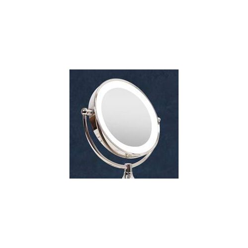  Zadro Ultra Bright Dual-Sided LED Lighted Vanity Make Up Mirror with 1X & 10X magnification in Polished Nickel Finish