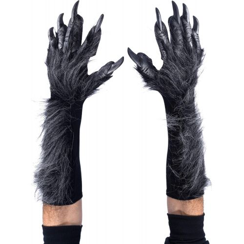  할로윈 용품Zagone Studios Mens Killer Wolf Gloves (Grey)