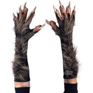 할로윈 용품Zagone Studios Mens Wolf Gloves (Brown)