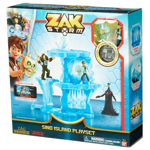  Zak Storm Sino Island Action Figure Playset