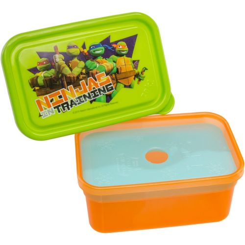  Zak! (3 Pack) Teenage Mutant Ninja Turtles 13oz Food Storage Containers & Freezer Packs With Lids