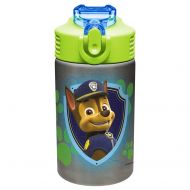 Zak Designs Paw Patrol 15.5oz Stainless Steel Kids Water Bottle with Flip-up Straw Spout - BPA Free Durable Design, Paw Patrol Boy SS