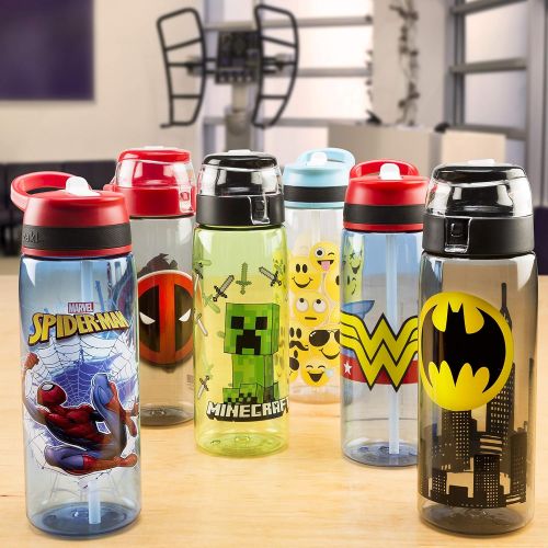  [아마존베스트]Zak Designs BATU-K954 DC Batman Comics Tritan Union Bottle,