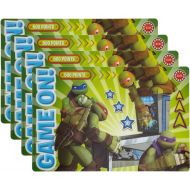 Zak Designs (4 Pack Teenage Mutant Ninja Turtles Placemat for Kids Party Supplies