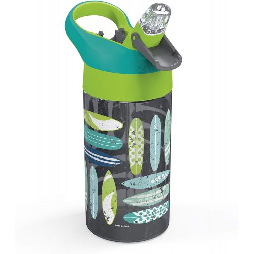  Zak Designs 6827-T351-AMZ Riverside Water Bottles, 16 oz, Beach Life