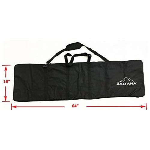  [아마존베스트]Zaltana SKB20 Padded Snowboard Carier Bag Rack Holds (18x64), Black