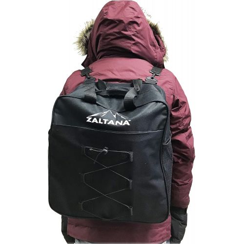  Zaltana Padded Snowboard Carrier Bag Rack Holds & Padded Snowboard Ski Boots Bag Backpack Combo SKB22