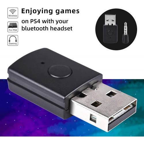  [아마존베스트]Bluetooth Dongle Adapter USB 4.0 - Zamia Mini Dongle Receiver and Transmitters Wireless Adapter Kit Compatible with PS4 /PS5 PlayStation 4 /5 Support A2DP HFP HSP