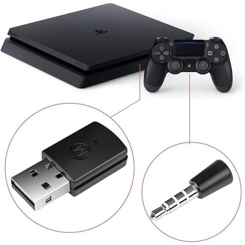  [아마존베스트]Bluetooth Dongle Adapter USB 4.0 - Zamia Mini Dongle Receiver and Transmitters Wireless Adapter Kit Compatible with PS4 /PS5 PlayStation 4 /5 Support A2DP HFP HSP