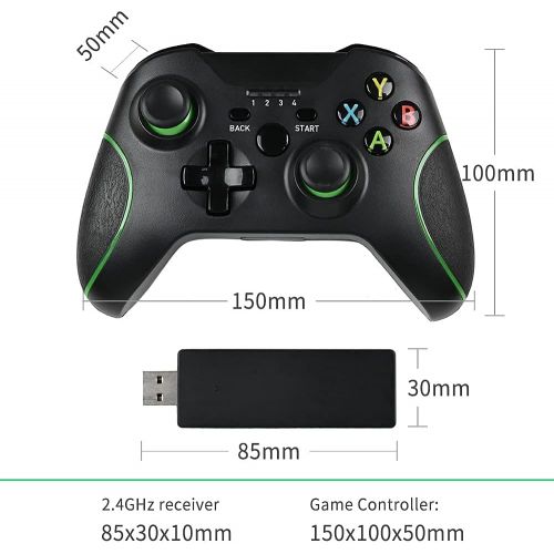  [아마존베스트]Xbox One Wireless Controller, Zamia Game Controller Gamepad 2.4GHZ Game Controller Compatible with Xbox One/One S/One X/One Series X/S /Elite/PC Windows 7/8/10 with Built-in Dual V
