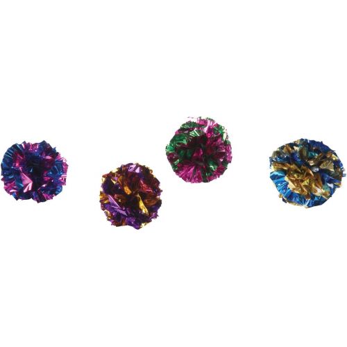  Zanies Mylar Balls Cat Toys, 35-Piece Canisters