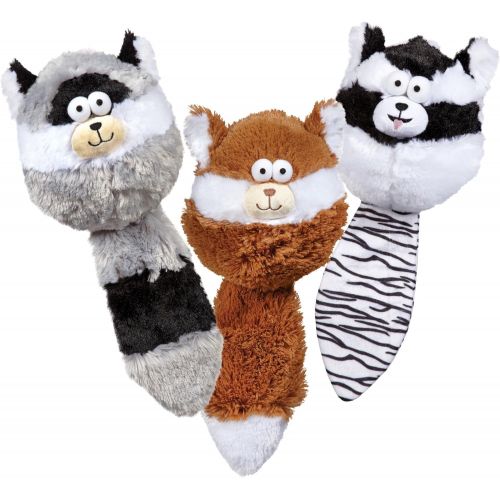  Zanies Funny Furry Fatties Pet Dog Toys 48 Piece Multi Style Refill