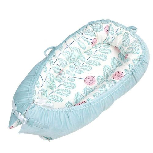  Zaote zaote Newborn Lounger,Portable Snuggle Bed Baby Bed Mattress Newborn Uterus Crib Flannel Cotton Velvet Detachable Comfortable Sleep Blanket Baby Nest