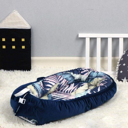  Zaote zaote Newborn Lounger,Portable Snuggle Bed Baby Bed Mattress Newborn Uterus Crib Flannel Cotton Velvet Detachable Comfortable Sleep Blanket Baby Nest