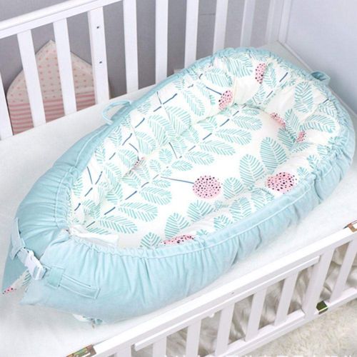  Zaote zaote Newborn Lounger,Portable Snuggle Bed Baby Bed Mattress Newborn Uterus Crib Flannel Cotton Velvet Detachable Comfortable Sleep Blanket Baby Nest