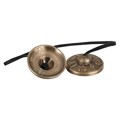  [아마존베스트]Zap Impex Tingsha Tibetan Style Meditation Bell 2.18Lucky Symbols Embossed