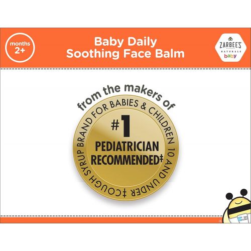  Zarbees Naturals Baby Soothing Face Balm, 1.75 Ounces, with Beeswax, Sunflower & Chamomile