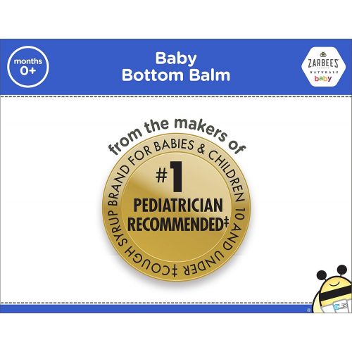  Zarbees Naturals Baby Daily Bottom Balm, 4 Ounces, with Beeswax, Calendula & Aloe